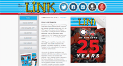 Desktop Screenshot of linkmagazine.com